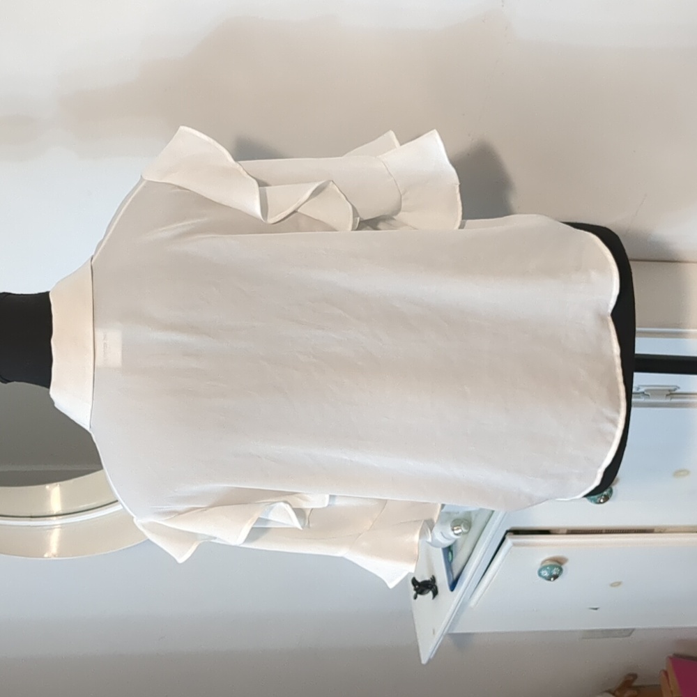 The Kooples White Ruffle Blouse - Picture 6 of 8